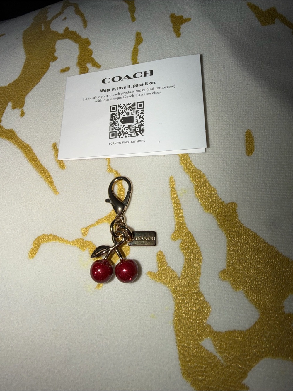 COACH Cherry Key Charm (BAG NOT INCLUDED) - Picture 4 of 5